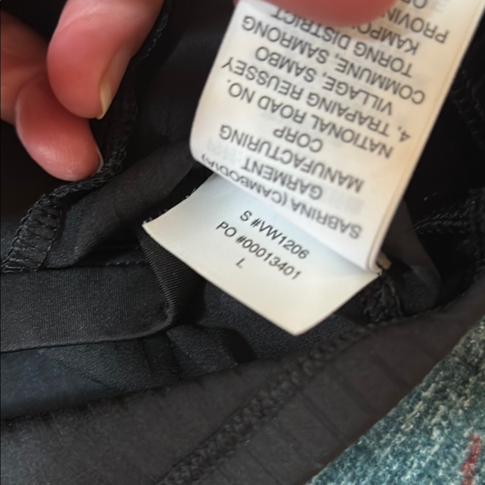 Vuori Inversion Rib Black Ribbed Support Tank L - Picture 3 of 5